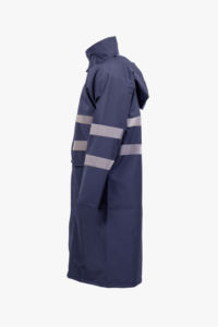 Impermeable Ligero y Cómodo, Cortavientos, con Tiras Reflectantes, Gabardina Plegable para Trabajo, Aire Libre y Camping - Product Image 2