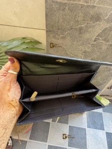 Cartera de Cuero Tallada a Mano de Diseño Reciente, Elegante Cartera de Piel con Pelo, Alta Calidad, Multiusos, Estilo Occidental - Product Image 6