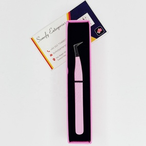 Pinzas para Pestañas de Acero Inoxidable con Agarre Nano de 90 Grados, Personalizables con Marca Privada, Logotipo Impreso, Precisión, Durabilidad, Antiestáticas, 10 mm - Product Image 4