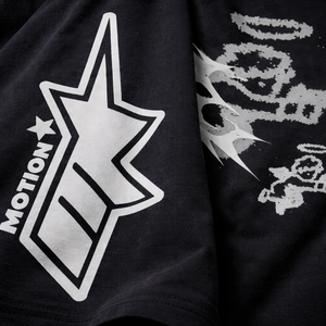 Camiseta gráfica extragrande OEM personalizada para hombre, de algodón de alta calidad, estilo urbano negro, corte holgado, camiseta al por mayor para hombre - Product Image 4