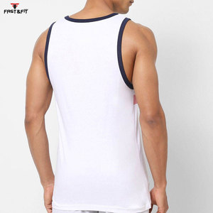 Ropa deportiva de diseño Popular Stringer culturismo Fitness hombres moda personalizada algodón Spandex - Product Image 2
