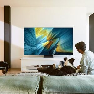 Téléviseur intelligent 4K de 77 pouces avec processeur IA, anti-reflet, mise à l'échelle 4K, design fin et système audio - Product Image 2