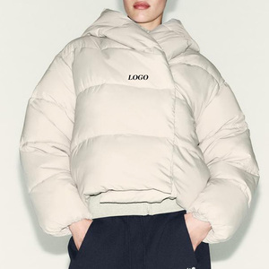 Women High Quality Material Puffer Jackets Breathable Best Selling Cheap Price Hot Sale 2025 Puffer Jackets For Women - Product Image 1