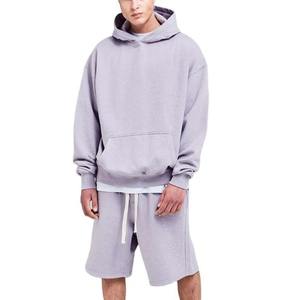 Conjunto de pantalones cortos con capucha para hombre, ropa informal personalizada, diseño elegante de OEM para ropa de calle, trajes transpirables de verano, proveedor directo - Product Image 5