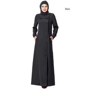 เสื้อคลุมชิฟาแบบอาบายะ ผ้าไหมทอลายพิมพ์  สำหรับฤดูร้อนและฤดูหนาว - Product Image 5