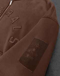 ชุดวอร์มปักลายสำหรับผู้ชายผู้หญิงชุดวอร์ม400gsm ปักลายสำหรับฤดูหนาวออกแบบได้ตามต้องการ - Product Image 4