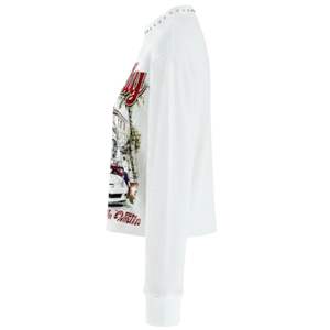 Camiseta Térmica Gráfica de Manga Larga para Mujer, de Algodón con Tejido Waffle, Cuello Redondo, Estilo Urbano, con Diseño de Coche Vintage, Ropa Casual - Product Image 4