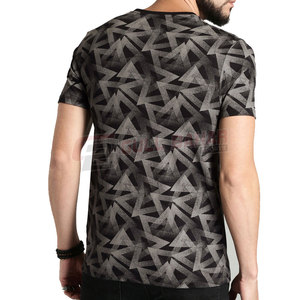 Camiseta Casual para Hombre con Logotipo Personalizado, Cuello Acanalado, 100% Algodón, Transpirable y Personalizable - Product Image 3