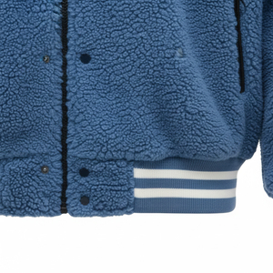 Veste universitaire pour homme en polyester/coton vintage de haute qualité, lavage à l'acide, respirante, coupe-vent, streetwear, personnalisée 2025 - Product Image 5
