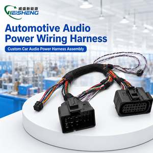 Harnais de câblage audio et d'alimentation OEM 40 broches ISO pour autoradio vers RCA <span class=keywords><strong>3</strong></span>,5 mm - Product Image 1