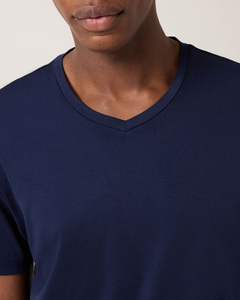 T-shirt à manches courtes et col rond confortable pour hommes, tissu respirant en coton doux 100% avec logo personnalisé, nouvel arrivage - Product Image 3