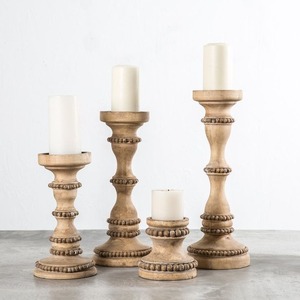 Bougeoir en cristal en bois de manguier pour la décoration intérieure Lanterne et pot élégants pour Noël, Pâques et la Saint-Valentin - Product Image 2