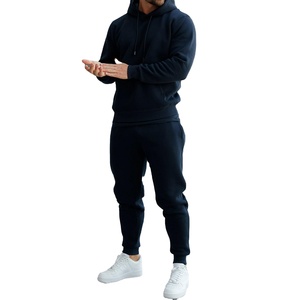 Ensemble de sweats à capuche personnalisés avec logo brodé, coupe décontractée, couleur unie, grande taille, vente en gros, hiver MADE HI 2026 - Product Image 4