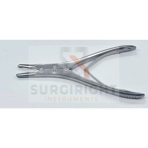 Rongeur à os orthopédique allemand Ruskin à double action, mâchoires de 5 mm de large, certifié CE ISO, instruments orthopédiques par Surgiright - Product Image 3