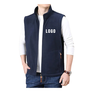 Chaleco de lana Polar con cremallera completa para hombre Chaleco de lana Polar barato de alta calidad Chaleco de lana Sherpa transpirable para hombre - Product Image 3