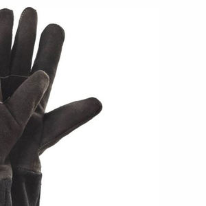 Gants de soudage en peau de vache fendue résistants à la chaleur/2023 gants de soudage à paume noire/gants de soudage BBQ de sécurité rouges Protection contre l'incendie - Product Image 6