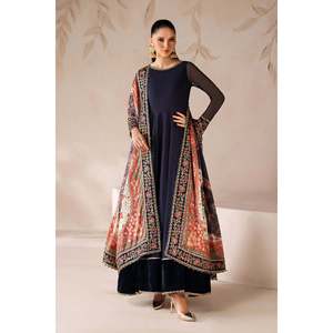 Ensemble pour femmes en mousseline de soie brodée PR-1203 - Product Image 1