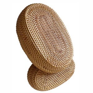 Panier à pain rond en rotin naturel tissé à la main, côtés hauts, fait main, écologique, paniers de rangement modernes multifonctionnels, fabriqué au Vietnam - Product Image 3