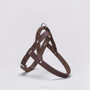 Arnés personalizado para perros de calidad superior cuero genuino al por mayor proveedor de arnés para perros - Product Image 2