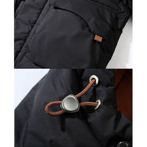 Veste matelassée coupe-vent pour homme avec logo personnalisé, en toile brillante de style canard, tendance 2024, vente en gros, 2026 - Product Image 5