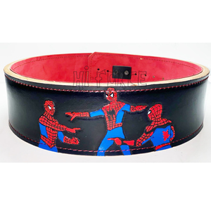 Cinturón de hebilla de palanca de aleación de cuero de vaca para entrenamiento de gimnasia para levantamiento de pesas y levantamiento de pesas - Product Image 4