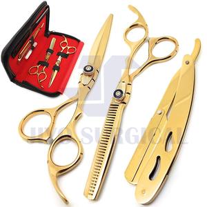 Ciseaux à cheveux professionnels-ciseaux de coupe de cheveux professionnels-longueur totale de 6.5 pouces-ciseaux de barbier à bord de rasoir pour homme - Product Image 6