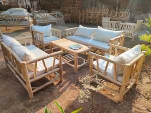 Venta al por mayor de lujo estilo sofá de bambú hecho en Vietnam elegante y sostenible para uso en interiores diseño asiático - Product Image 2