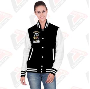 Venta caliente de las mujeres Casual Street Wear Varsity Jacket Nueva moda de impresión personalizada chaqueta transpirable para las mujeres - Product Image 1