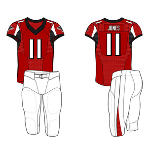 2025 Maillots de football américain personnalisés à manches courtes 100% Polyester antibactérien-Prix compétitifs Remises sur les commandes en gros - Product Image 5