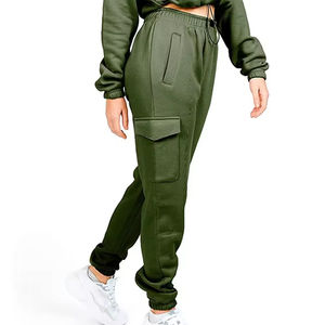 Femme vêtements d'entraînement survêtement 2 pièces ensemble survêtement surdimensionné survêtements poches avant femmes survêtement fabriqué avec du coton 2025 - Product Image 2