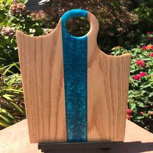 Tabla de cortar de madera hecha a mano con forma redonda duradera y fácil de limpiar para uso doméstico en restaurantes de hoteles - Product Image 5