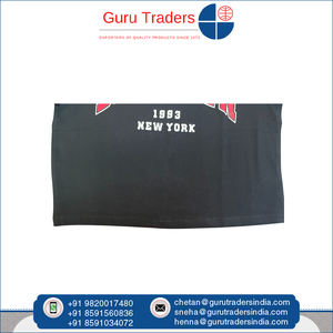 Top corto de manga corta para niñas con cuello redondo de algodón 100% de calidad superior con estampado en el pecho a precio con descuento del proveedor de origen indio - Product Image 5