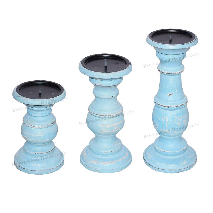 Burnt White and Blue Antique