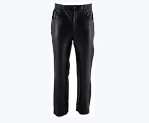 Pantalones de Cuero de Oveja Suave para Hombre, a la Moda, con Bolsillo Lateral, Nuevo Diseño, Estilo Urbano, Precio Bajo, Último Lanzamiento - Product Image 3