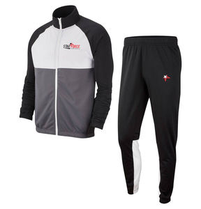 Survêtement À Capuche Jogger Deux Pièces Jogging Survêtement Ensemble Hommes Survêtements Logo Personnalisé Sport Porter Polyester Tech Polaire Fermeture Éclair Complète - Product Image 1