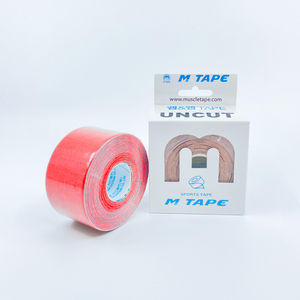 Cinta de kinesiología roja sin cortar impermeable de 5cm x 5m fabricada en Corea - Product Image 4