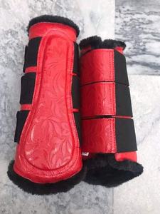 AASTANA WEARS INC AWI-BB-0001 Bottes de protection pour les jambes de cheval d'entraînement professionnel, bottes de brossage personnalisées, légères et respirantes - Product Image 2