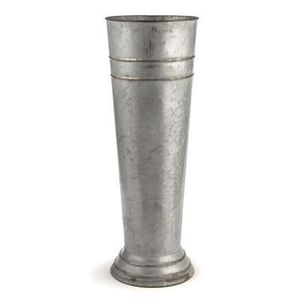 Juego de macetas de zinc de raíz vintage, cesta galvanizada para jardín doméstico, uso decorativo, maceta de suelo en Metal galvanizado - Product Image 3