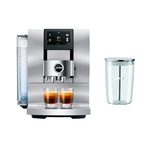 PROVEEDOR PRINCIPAL de Máquina de Café Totalmente Automática Z10, Blanca de Aluminio con Recipiente de Leche de Vidrio - Product Image 6
