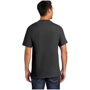 T-shirt décontracté pour homme, col en V, manches courtes, tricoté, 100% coton, respirant, séchage rapide, style hip-hop, tendance - Product Image 5
