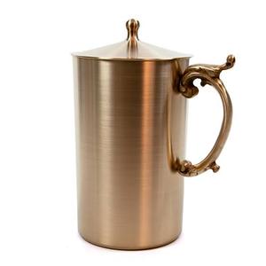 Carafe à thé en laiton pur personnalisable pour la décoration de la maison, vaisselle de table, carafe pour la maison, l'hôtel, les fêtes - Product Image 2