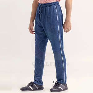 Pantalones de calle de verano de cintura alta para hombre, moda informal de longitud completa con cierre elástico y bolsillos, tejido no tejido en oferta - Product Image 4