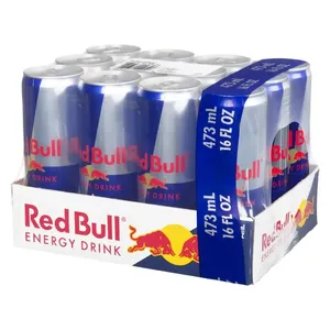 Güvenilir distribütör Red bull orijinal tadı/dünya çapında tedarikçi enerji içeceği 24x250ml/avrupa'dan tüm dünyaya