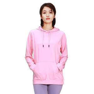 OEM nuevo diseño con capucha 100% algodón pulóver sólido logotipo personalizado bordado sudadera mujeres sudaderas con capucha con cremallera y conjunto de Jogger - Product Image 1