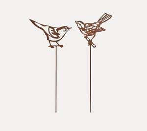 Bâton de jardin en métal fait main conçu pour la décoration extérieure élégante et le but d'accent d'affichage de voie de jardin - Product Image 2