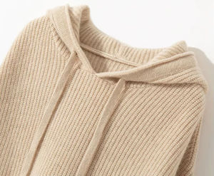 Nuevas sudaderas de lujo para mujer, de punto, de alta calidad, de algodón y forro polar, con lavado ácido, estilo pullover, de peso pesado, streetwear, corte holgado, para invierno, con cierre frontal. - Product Image 4
