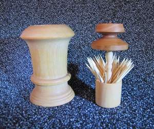 Porte-cure-dents en bois durable |   Boîte de rangement pour cure-dents en bois massif naturel pour comptoir de cuisine, table de restaurant - Product Image 5