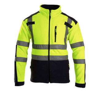 Chaleco de Seguridad ANSI Clase 2 con Logotipo Personalizado para Hombre, Alta Visibilidad, Reflectante, Impermeable, con Luz LED Intermitente, Ropa de Trabajo de Invierno 2025 - Product Image 2
