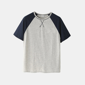 Ensemble T-shirt et short pour homme en coton 100% respirant décontracté d'été personnalisable - Product Image 3