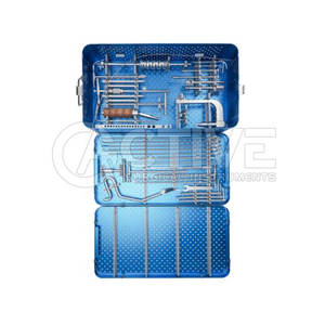 Juego de instrumentos para uñas de tibia y fémur con portaagujas para procedimientos quirúrgicos ortopédicos Juego de instrumentos para uñas de tibia y fémur - Product Image 5